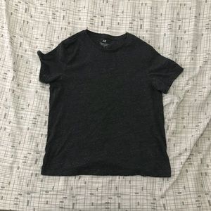 GREY WITH WHITE DOT TEE